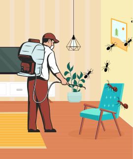 Professional pest control service